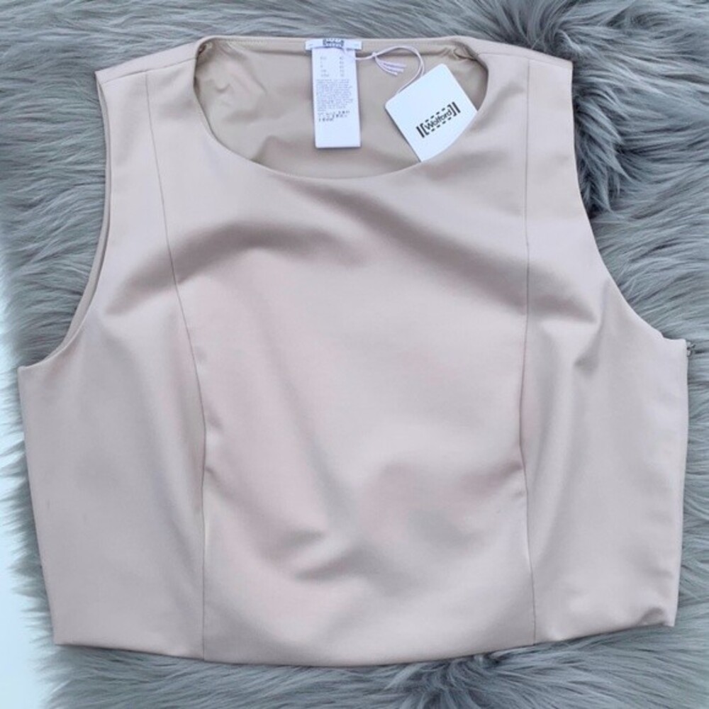 Wolford NEW Christie Top in Morning 40 Beige 10 - Picture 1 of 8